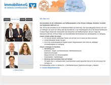Tablet Screenshot of immo-eg.com